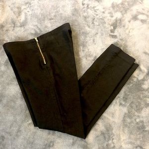 H&M black, high-waisted, skinny dress pants